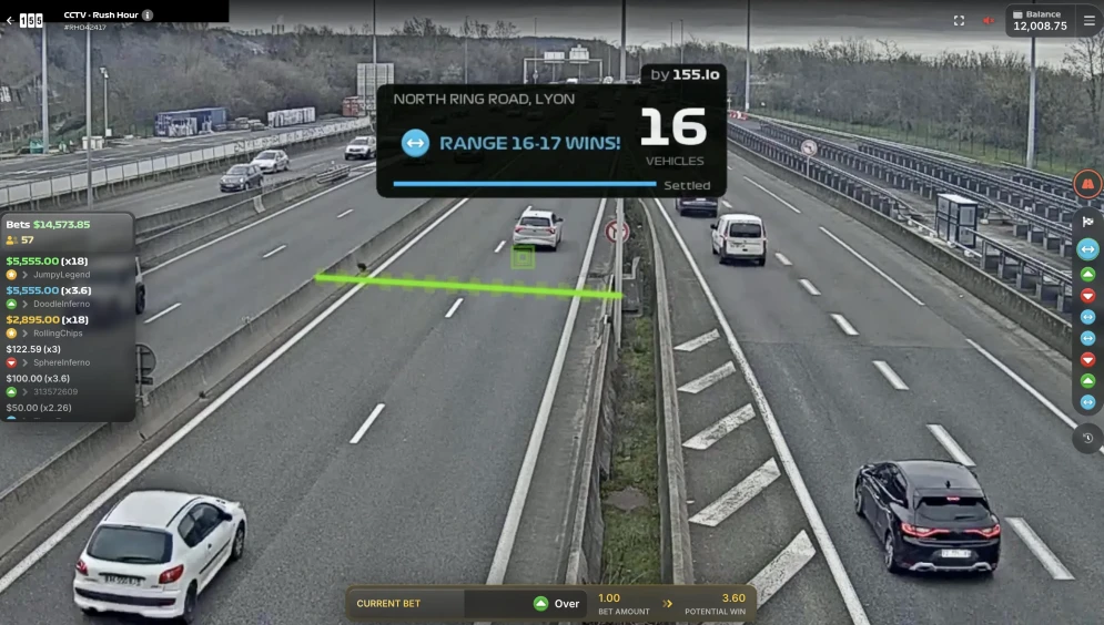 CCTV Rush Hour - Applicazione mobile in azione