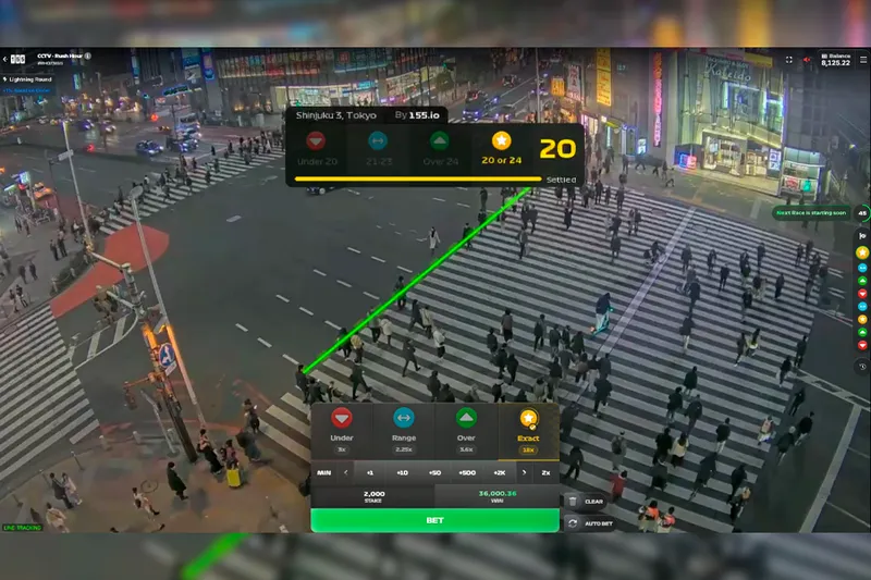 CCTV Rush Hour - Gioco di previsione live